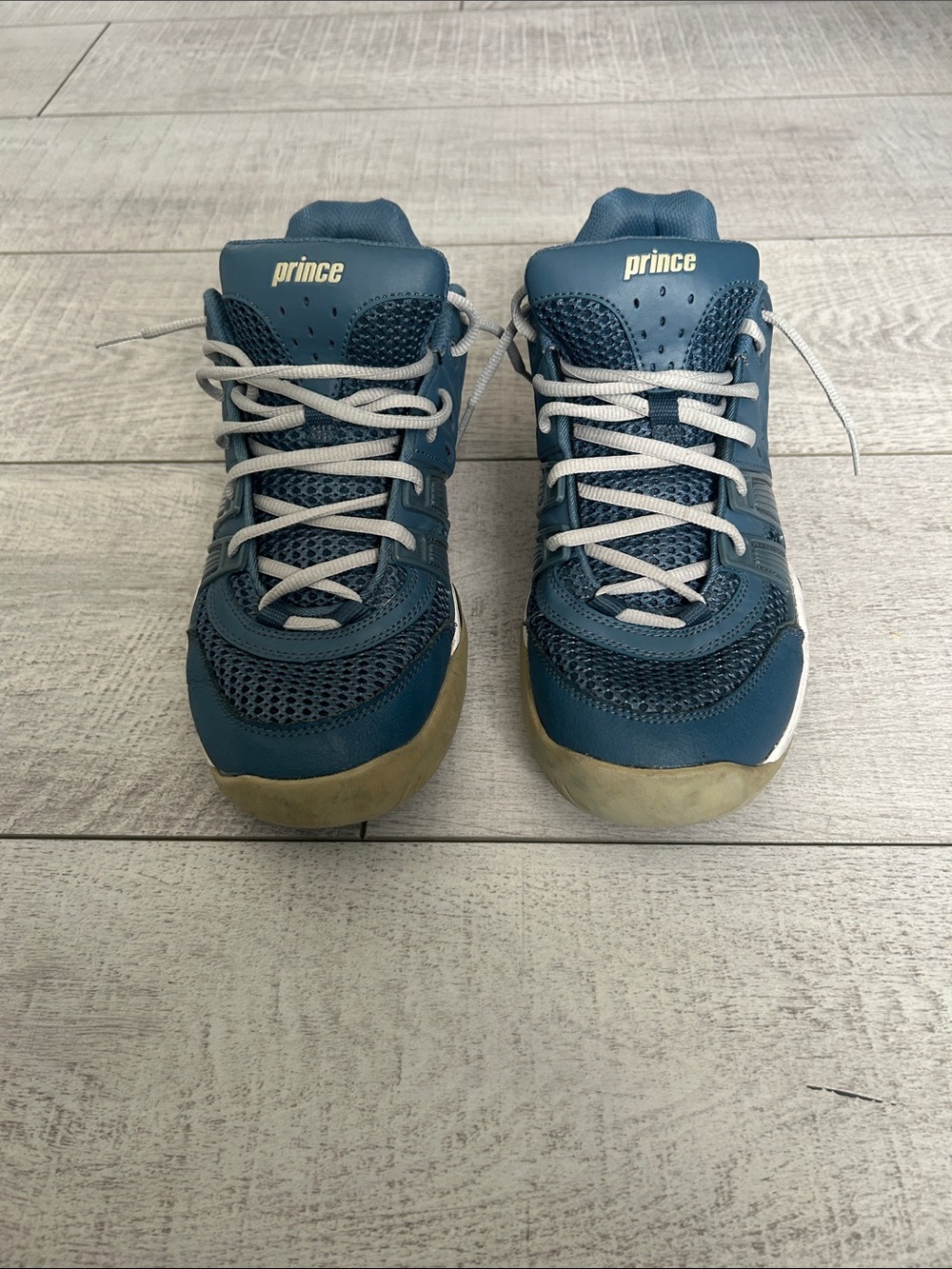 Prince Blue Men Sports Sneakers with White Laces
